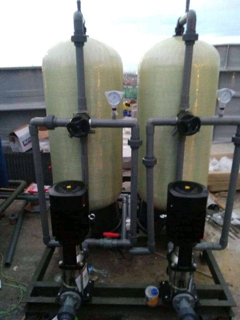 Filter air industri sand dan carbon